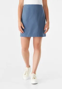 Givn Berlin Givn Berlin Rock GBGEORGIA slim Fit aus Bio-Baumwolle mit Reißverschluss - Steel Blue – Produktbild 1 von 1