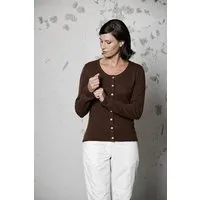 HempAge HempAge Damen Cardigan Carina, Espresso (braun), – Produktbild 1 von 1