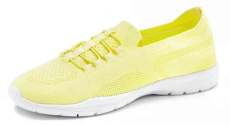 Lascana Sneaker, Hellgelb, – Produktbild 2 von 3