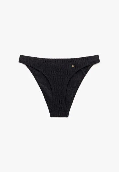 Lovjoi Lovjoi Bikini Slip LAVATERA aus innovativem Bio-based Material, Black structure (schwarz), – Produktbild 1 von 4