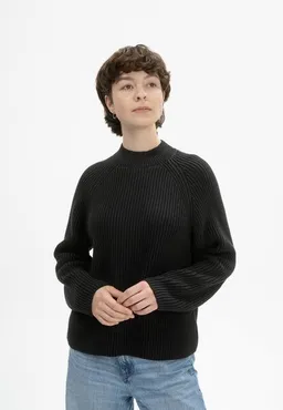 MELA Rippstrick Stehkragenpullover ANALAH | von MELA | Fairtrade & GOTS zertifiziert – Produktbild 1 von 1