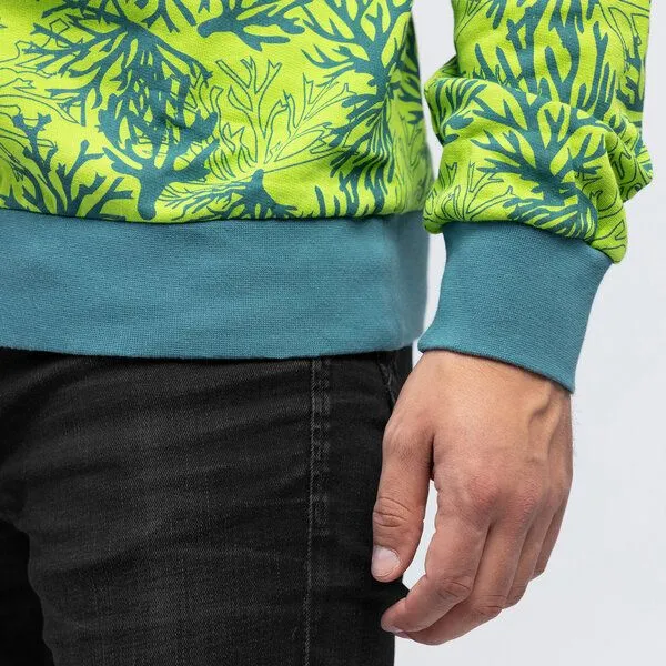 Lexi&Bö Lexi&Bö Coral Sweater Herren, Lime green (grün), – Produktbild 4 von 4