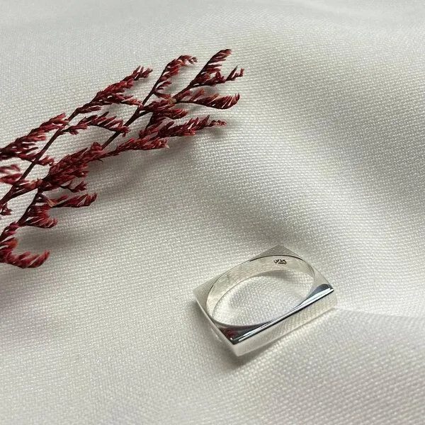 pakilia pakilia Ring "Cuadro liso" #8 – Produktbild 1 von 2