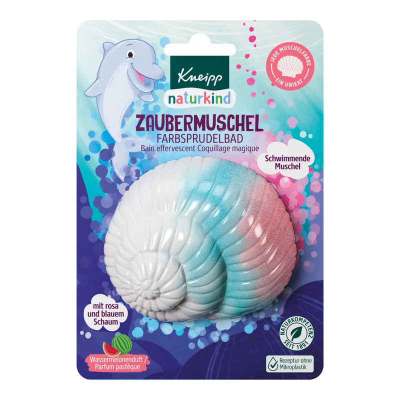 Kneipp Kneipp Naturkind Zaubermuschel Farbsprudelbad – Produktbild 1 von 3