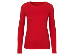 Neutral Neutral Bio-Damen-Langarmshirt mit Rundhalsaussschnitt rot, Gr. L – Produktbild 1 von 1