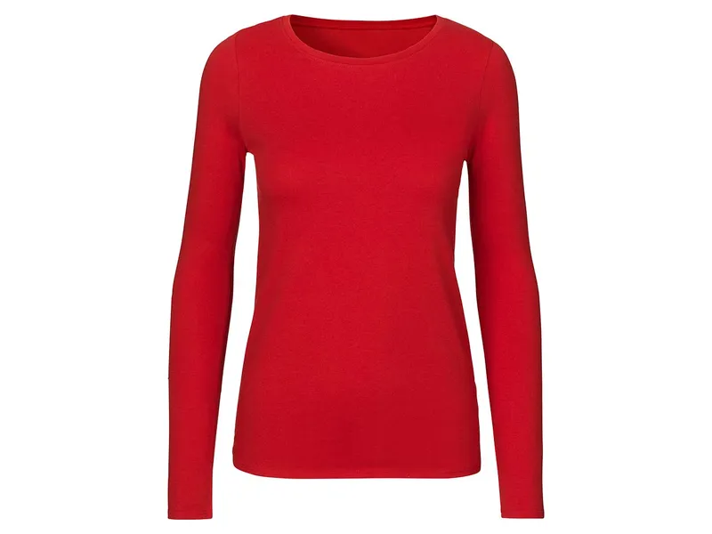 Neutral Neutral Bio-Damen-Langarmshirt mit Rundhalsaussschnitt rot, Gr. M – Produktbild 1 von 1