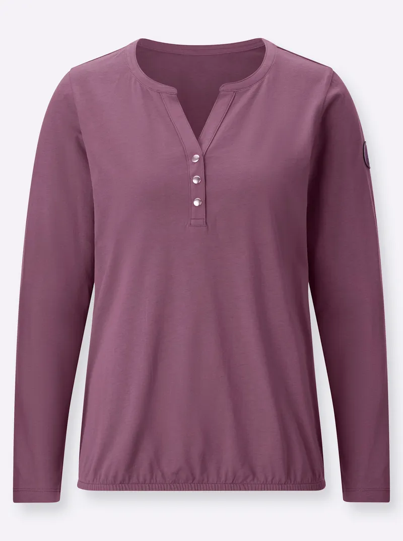 Witt Langarmshirt violett, Violett, – Produktbild 2 von 2