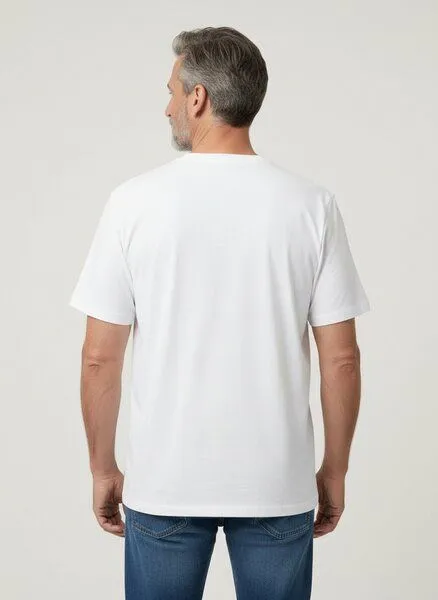 UNIPOLAR UNIPOLAR Loose-Fit T-Shirt Modell: Spades, White, – Produktbild 2 von 2