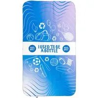Sporthandtuch aus recyceltem PET 70 x 140 cm, inkl. 1-seitigem Aufdruck – Produktbild 1 von 1