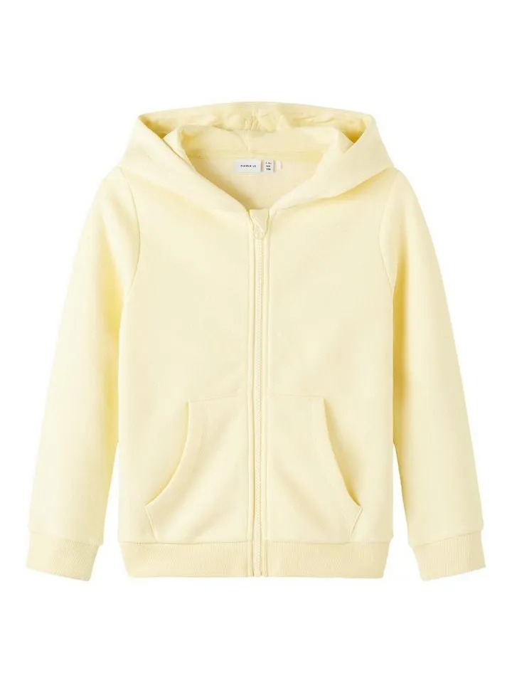 name it name it Kapuzenpullover Name It Mädchen Hoodie aus Bio-Baumwolle Black 116, Schwarz, – Produktbild 4 von 4