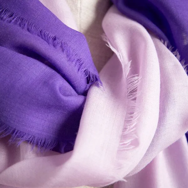 nahtur-design nahtur-design 2 Wolltücher "hauchfein", Pflaume-rosa (lila), – Produktbild 3 von 4