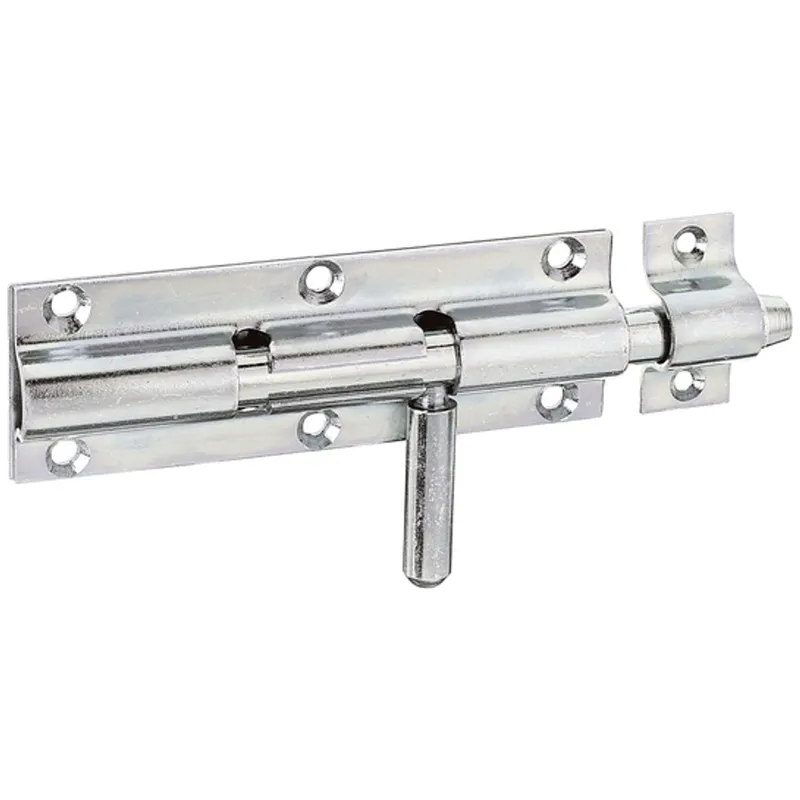 Alberts ALBERTS Bolzenriegel, mit loser Schlaufe, disp., Platte LxB 120x41mm,Ges.-L160mm – Produktbild 1 von 1