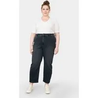 DAWN Damen Jeans STARDUST High Waist O-Shape DAWN Bio-Baumwolle Curvy, Black/black, – Produktbild 2 von 6
