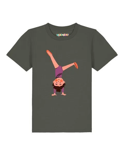 watabout.kids watabout.kids T-Shirt Kinder Turnen, Khaki, – Produktbild 1 von 2