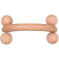 Biodora Biodora Massageroller mit 4 Kugeln – Ergonomischer Körperroller – PEFC-Buchenholz – Plastikfrei & Sanft – Produktbild 1 von 1