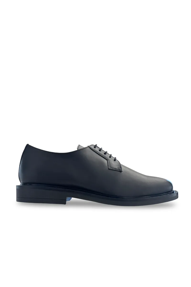 NAE NAE Herren vegan Schuhe Derby Oto Schwarz, Schwarz, – Produktbild 2 von 2