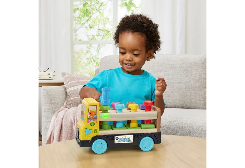 Vtech Vtech Lernspielzeug Hammerspiel Holz-Lastwagen, Bunt, – Produktbild 2 von 4