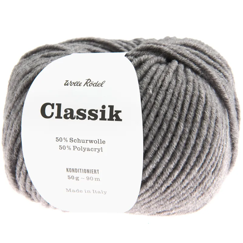 Wolle Rödel Wolle Rödel Classik Grau-Melange, Grau-melange, – Produktbild 1 von 1