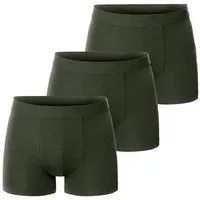 Bread Boxers Bread & Boxers 3-Pack Boxershorts BRIEF aus Bio-Baumwolle, Army green (grün), – Produktbild 1 von 1