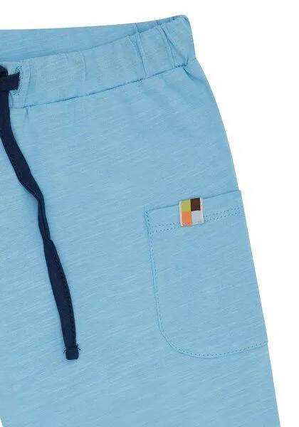 loud + proud loud + proud Babys & Kinder Hose Slub Jersey, GOTS-zertifiziert, Air(blau), – Produktbild 3 von 3