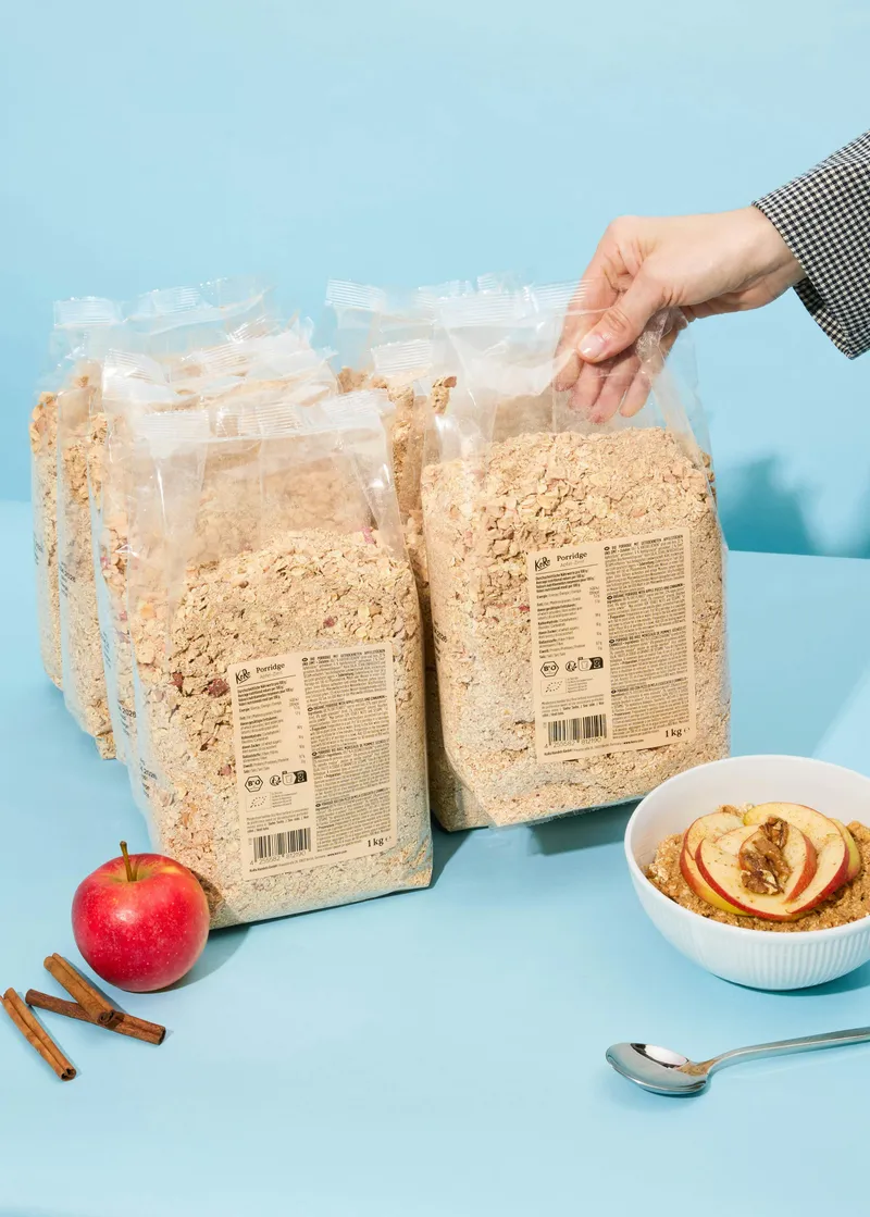 KoRo Bio Apfel-Zimt Porridge 10 x 1 kg – Produktbild 3 von 5