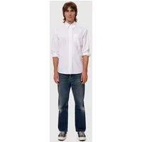 Nudie Jeans Nudie Jeans - Hemd John Button Down Oxford, Weiss, – Produktbild 1 von 1