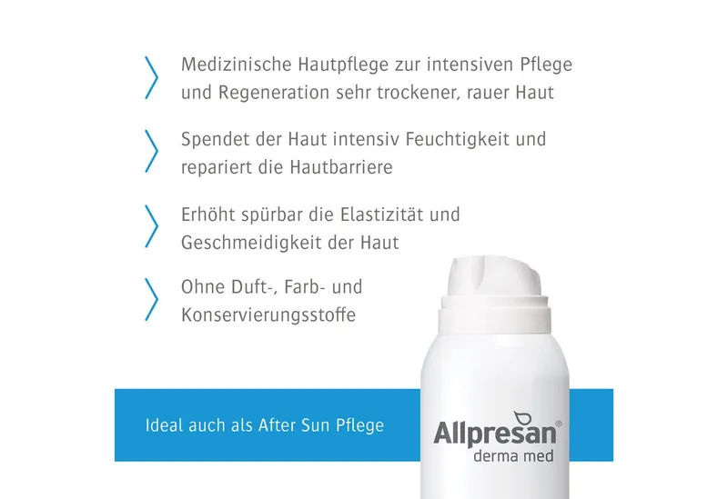 Allpresan Allpresan Derma Med Hydro Intensivpflege Schaum-Creme – Produktbild 4 von 5