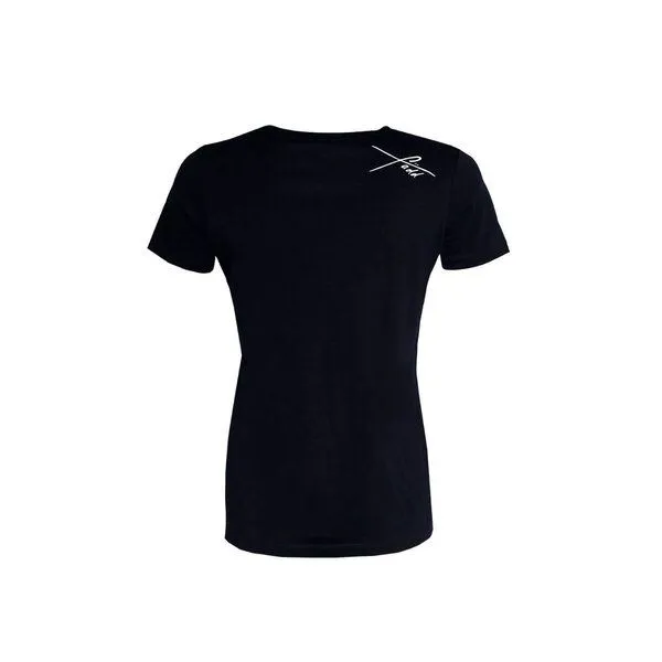 FÄDD FÄDD Damen T-Shirt Rundhals aus Bio-Baumwolle "Rotwein BT" Navy Schwarz, Schwarz, – Produktbild 3 von 4