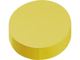 250 Blatt Moderationspapier Kreise 14cm gelb – Produktbild 1 von 1