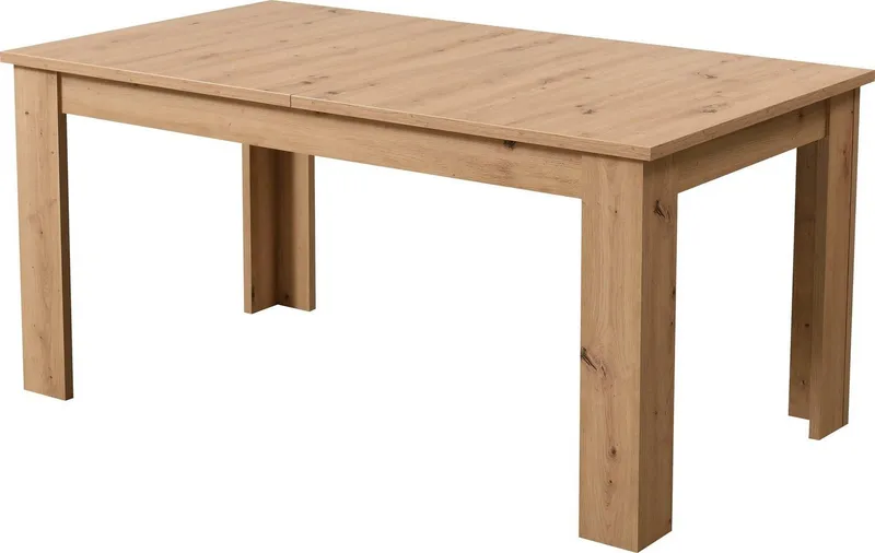 Home affaire Esstisch Sardinia, Verlängerbar durch Einlegeplatte, Beige, – Produktbild 4 von 5