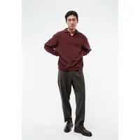 Givn Berlin Givn Berlin Sweater GBBELA aus recycelter Baumwolle mit Kragen, Aubergine, – Produktbild 1 von 1