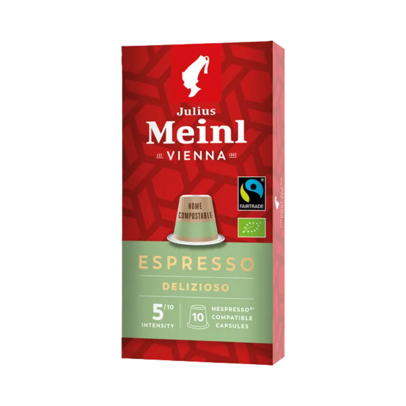 Julius Meinl Julius Meinl Kaffeekapseln, Espresso Delizioso 7, 10 Stück, 56 Gramm Packung – Produktbild 1 von 1