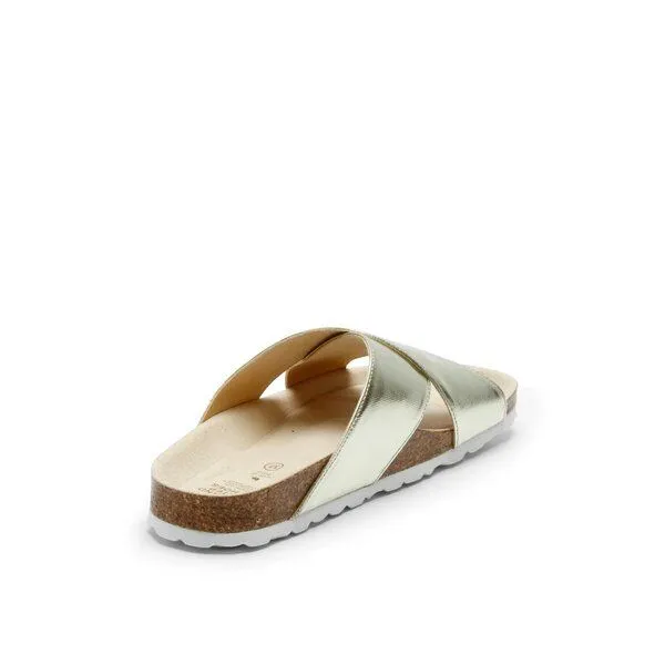 Grand Step Shoes Grand Step Shoes Lola Schlappen, vegan, Gold, – Produktbild 4 von 4