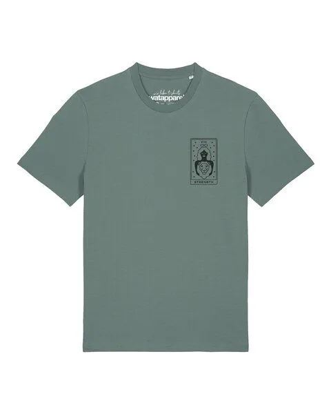 watapparel watapparel T-Shirt Unisex Tarot Strength, Green bay, – Produktbild 1 von 2