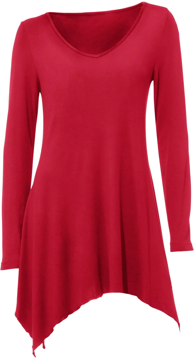 heine Longshirt rot, Rot, – Produktbild 2 von 3