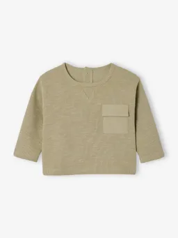 Vertbaudet Baby Langarmshirt mit Brusttasche – Produktbild 1 von 1