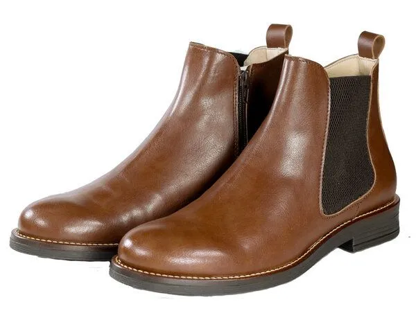 Fairticken Fairticken GAGROA vegane Chelsea Stiefeletten Unisex ( MF), Braun, – Produktbild 4 von 4