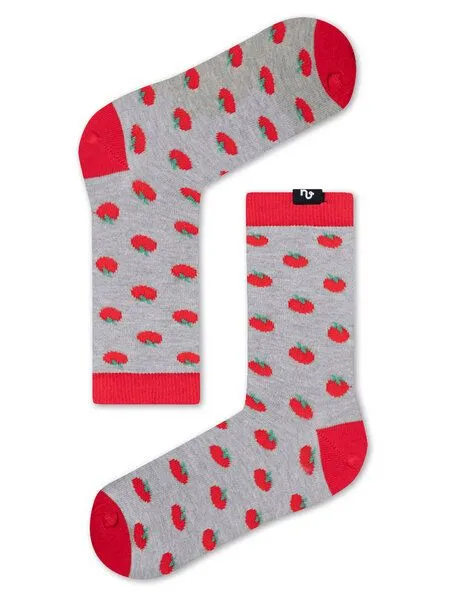 Natural Vibes Natural Vibes Bunte Socken Bio GOTS | Herren Damen Socken | Gemüse, Tomaten, – Produktbild 3 von 3