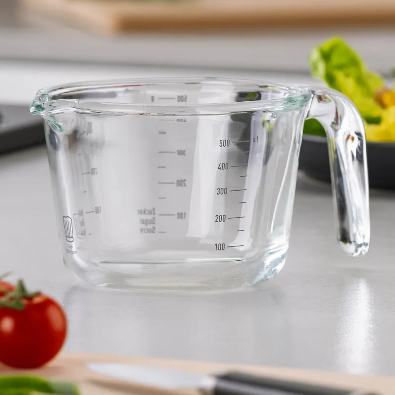Chefkoch trifft Fackelmann Chefkoch trifft Fackelmann Messbecher Alles aus Glas, 500ml – Produktbild 2 von 3