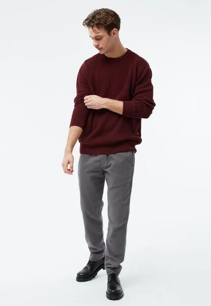 Givn Berlin Givn Berlin Strickpullover Brendan, Burgundy, – Produktbild 3 von 4
