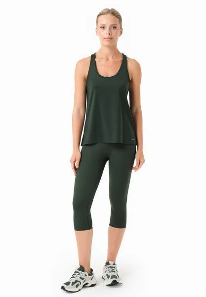 ORGANICATION ORGANICATION TINNA | Sportliches Tanktop aus recyceltem Polyamid, Amazonas green, – Produktbild 1 von 4