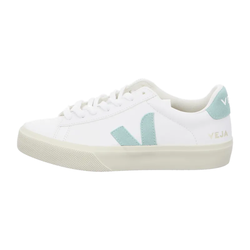 Veja Veja Damen-Sneaker Campo Chromefree Extra White/Matcha – Produktbild 5 von 8