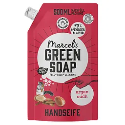 Marcel s Green Soap Marcel s Green Soap Marcel's Green Soap Handseife Argan & Oudh Nachfüllpack 500ml – Produktbild 1 von 1