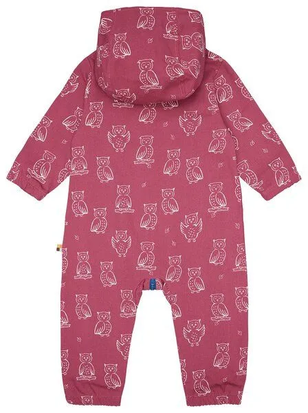 loud + proud loud + proud Babys & Kinder Wasserabweisender Overall mit Druck, GOTS-zertifiziert, Rouge(pink), – Produktbild 1 von 4