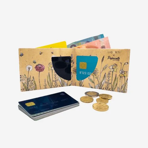 paprcuts paprcuts RFID Portemonnaie, Rita | ligarti koop (gelb), – Produktbild 3 von 4