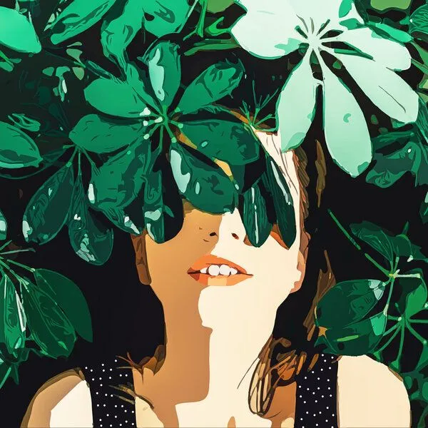 Photocircle Photocircle Poster / Leinwandbild - Blinded By Leaves – Produktbild 1 von 4