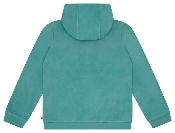 loud + proud loud + proud Kinder Jacke aus Baumwoll-Fleece, GOTS-zertifiziert, Oregano(grün), – Produktbild 2 von 3