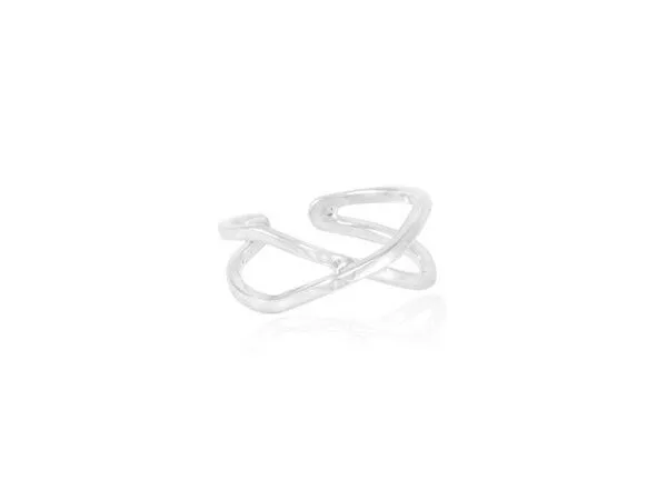 pakilia pakilia Silber Ring Buchstabe X Fair-Trade und handmade – Produktbild 4 von 4