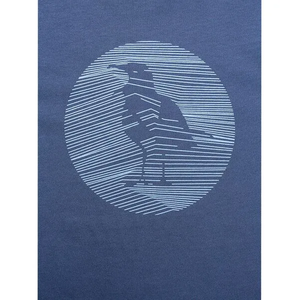 FÄDD FÄDD Herren T-Shirt Rundhals aus Bio-Baumwolle "LARINAE", Dunkelpetrol (blau), – Produktbild 2 von 3