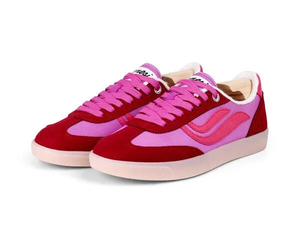 Genesis Footwear Genesis Footwear G-Volley Mesh Vegan Sneaker, Wine/lavender/pink (rot), – Produktbild 1 von 4